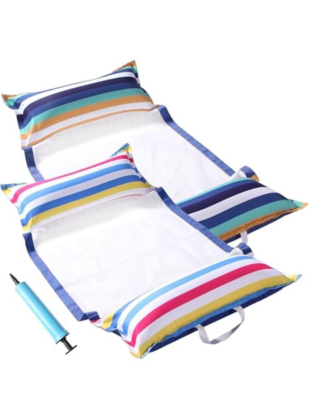 Pool Hammock Float Mesh Water Lounge Inflatable Floating Chair 2 Pack XL